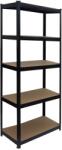 Relaxdays Rafturi rezistente cu 5 rafturi, diferite dimensiuni (10143797) Raft