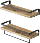 Relaxdays Set de rafturi de perete din 2 piese (10142095) Raft