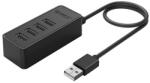  HUB Adapter Orico W5P-U2-030 - 4xUSB porttal + USB fekete kábel, 30 cm