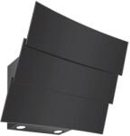 Tornado Hota Decorativa Tornado NORTE Touch Free 1100 (60) LED, 1 motor Turbo, latime 60 cm, 4 viteze, absorbtie 1100 m3/ora, filtru anti-grasimi aluminiu 5 straturi, Negru/Sticla (26053) Hota