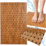 Ruhhy Covoraș de baie antiderapant din bambus RUHHY, 80x50 cm, rezistent la apă (00026048) Covor baie