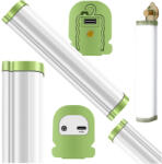 VERK GROUP Lampă de Lucru LED cu Magnet, Cârlig, Acumulator, Powerbank, Universală (12369)