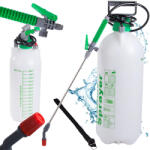 VERK GROUP Pulverizator de grădină manual cu presiune de 8 litri, cu bretea de umăr, verde-alb (11428_8L) Pulverizator