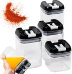Verk Group Set de 4 cutii ermetice pentru depozitarea alimentelor în bucătărie (07392)