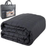 Ruhhy Pătură ponderată Ruhhy de 8 kg, gri, 150x200 cm (00019532) Patura