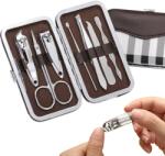 Verk Group Set de manichiură și pedichiură 7 piese cu etui, alb (01750_B)