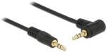 Delock Jack stereo 3, 5mm M/M audio kábel 0.5m fekete (83752) (83752)