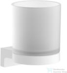 Hansgrohe ADDSTORIS S fali fogkefe tartó pohár, matt fehér 41769700 (41769700)