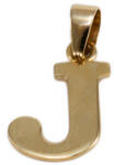 Ékszershop Fényes J betű arany medál (1330901)