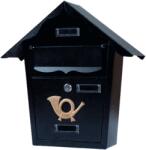 GardenLine Horganyzott Acél, zárható postaláda, 37 × 10, 5 × 36 cm, 2 db kulccsal, Antracit (TIS8206)