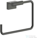 Hansgrohe ADDSTORIS S törölközőtartó gyűrű, szálcsiszolt fekete króm 41784340 (41784340)
