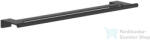 Hansgrohe ADDSTORIS S 66 cm-es dupla törölközőtartó, matt fekete 41763670 (41763670)