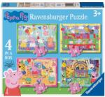  Puzzle 4in1 - Peppa malac (31396)