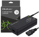 Qoltec Elektromos Kerékpár Töltő 36V | 42V | 2A | C14-IEC-3Pin + Tápkábel (52617)