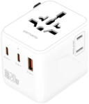 4smarts utazó adapter 4smarts Nomad GaN 20W 2C+1A fehér (541645)