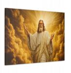  Vallásos vászonkép Isten Atya leszáll az égből olaj stílus 70x50 (SAC700)