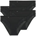 Sloggi Bugyik Romance Tai PACK DE 4 Fekete FR 40