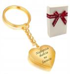  Nyitható kulcstartó Szív Titkárnő Nagymama Napjára (ZK040b)