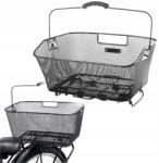 Gearox Kerékpáros Kosár Csomagtartó Kosár Hátsó Kerékpár Tágas, Fogantyúval Fém (Gearox KOSZ NA BAGAŻNIK SOLIDNY WYTRZYMAŁY)