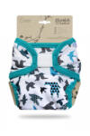 Petit Lulu tépőzáras pelenkakülső XL, Turquoise Birds (102285)
