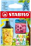 STABILO BOSS MINI Animal Vibes szövegkiemelő készlet 3 db-os (07/03-73)