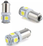  2DB-os 5SMD BA9S(bajonett) CANBUS LED COB - fehér - 24V (22506_alf)