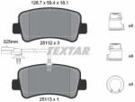 TEXTAR Sada brzdových platničiek kotúčovej brzdy TEXTAR 2511209 (2511209)