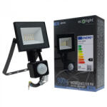 Ecolight LED reflektor 10W 900lm 6500K Hidegfény IP54 mozgás- és alkonyérzékelővel NL-3 Ecolight (ECONAS1232)