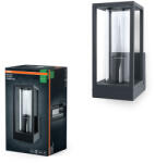 OSRAM Kerti fali lámpa, kültéri homlokzati lámpa, E27, IP44, szürke, Endura, Osram (4099854452048)