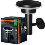 OSRAM Endura Osram LED kerti fali lámpa mozgás- és alkonykapcsolóval 6W 400lm 3000K meleg, szabályozható fényerejű fekete IP44 (4099854455506)