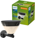 Philips Kyna napelemes kültéri fali lámpa, 3, 8 W, 400 lm, 2700 K, meleg fehér, IP44, mozgásérzékelővel (8721103105592)