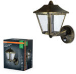 OSRAM Endura Osram fekete arany IP44 kerti fali lámpa kültéri homlokzati lámpa E27 mozgás- és alkonyérzékelővel (4099854452437)