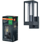 OSRAM Endura Osram Gray IP44 kerti fali lámpa mozgás- és alkonyérzékelővel (4099854415654)