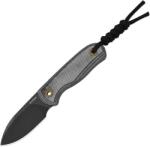 Kizer Drop Bear Fix S45VN, Matte DLC Ultra, Micarta (1094A4)