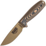 ESEE Model 3 Dark Earth, 3D Dark Earth/Fekete G10 3PMDE-005 (3PMDE-005)