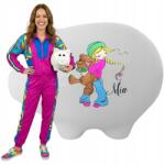 Juliette Személyre szabott kerámia persely Malac Névvel, egyedi felirattal, nagy XL méret