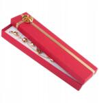  Karkötőtartó Doboz Piros, Arany Masnival Ajándék (158)