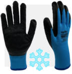 0rizikó Latex mártott TÉLI kék munkavédelmi kesztyű - 10