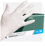 0rizikó Púderezett fehér LATEX kesztyű 100 db - 9 (L)