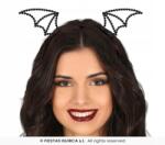 Guirca Szárnyas fejpánt Fekete denevér szárnyak fém