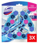 Domestos wc illatosító 3x53 g Power Blue Water Pink Magnolia