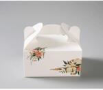  esküvői kiszolgáló dobozka rózsaszín (13 x 9 x 7 cm) - dortis (DR-7465)