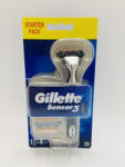 Gillette készülék+4 db borotvabetét Sensor3