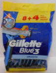 Gillette eldobható borotva 12 db Blue 3 Smooth