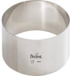 Decora Rozsdamentes acél tortakarima, kerek, 7×6 cm - Decora (0063802)
