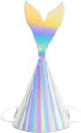 PartyDeco Holografikus partszárny uszonyokkal, 6 db, 18 cm - PartyDeco (cpp19.017)