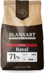 Blanxart vízszintes étcsokoládé Raval 71% (1 kg) - Blanxart (DR-41172/C8)