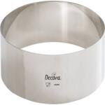 Decora Rozsdamentes tortaforma kerek 9x6 cm - Decora (0063804)