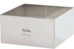 Decora Tortakarima rozsdamentes négyzet 28 × 28 × 6 cm - Decora (0063772)