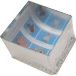 Jakub Felcman Lisztes, 10x10x7, 5 cm négyszögletű tortaforma - Jakub Felcman (f2200)